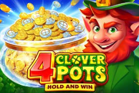 4 Clover Pots Hold And Win — игра ZOOMA